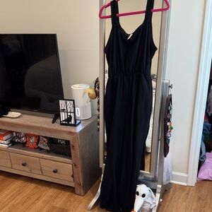 Elegant Black Sleeveless romper